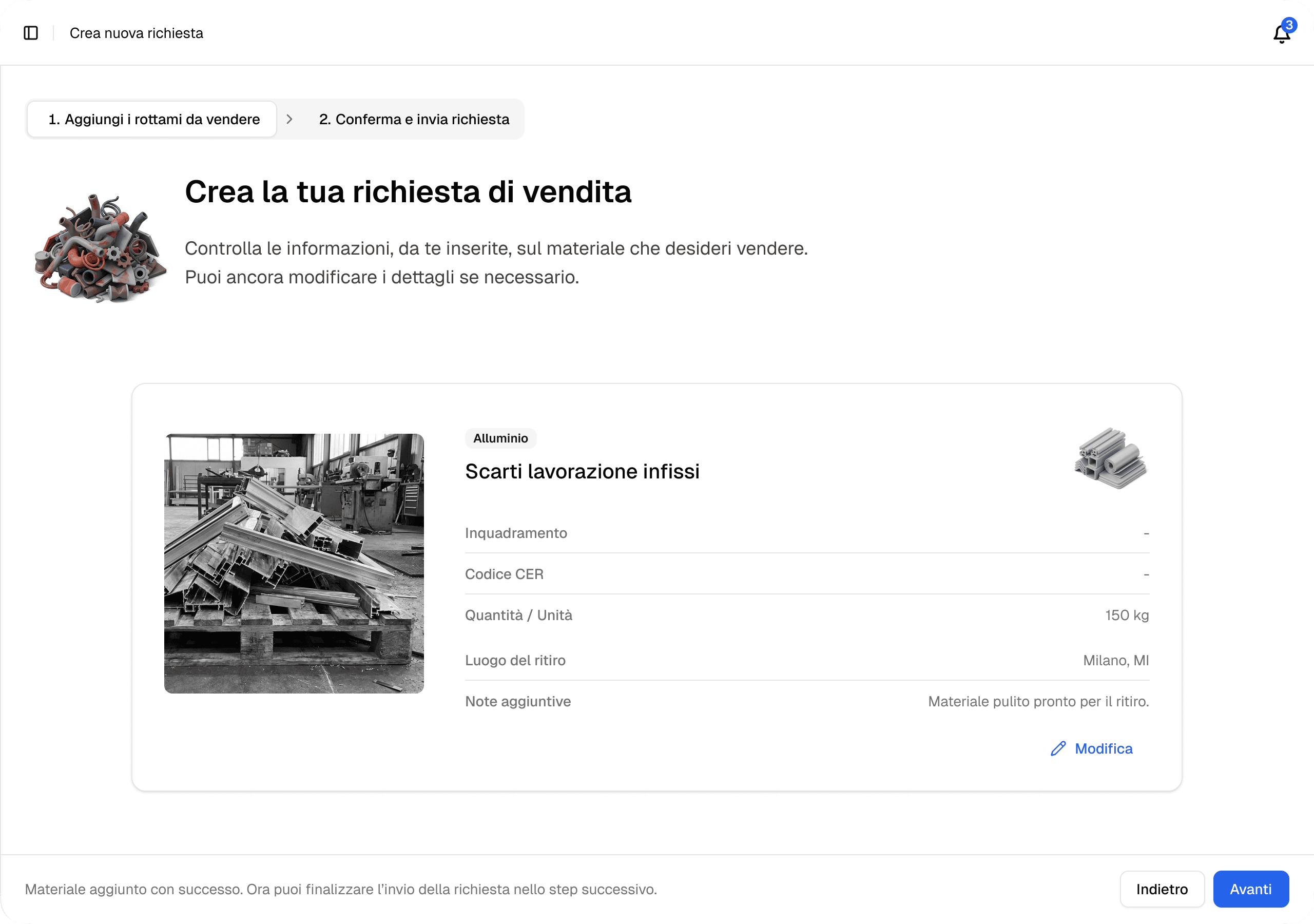 Piattaforma Vendirottami